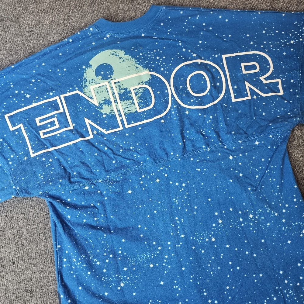 Disney Star Wars Endor Spirit Jersey Size Small Blue  Ewok